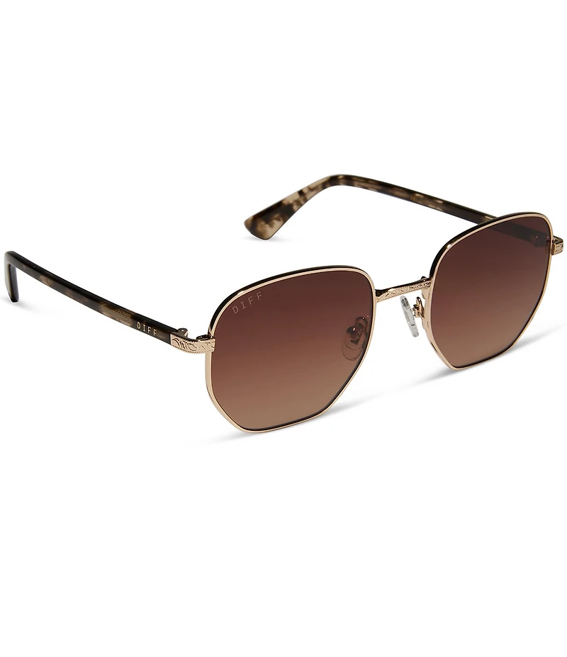 DIFF Eyewear x Jessie James Decker Women's JJD 54mm Round Sunglasses