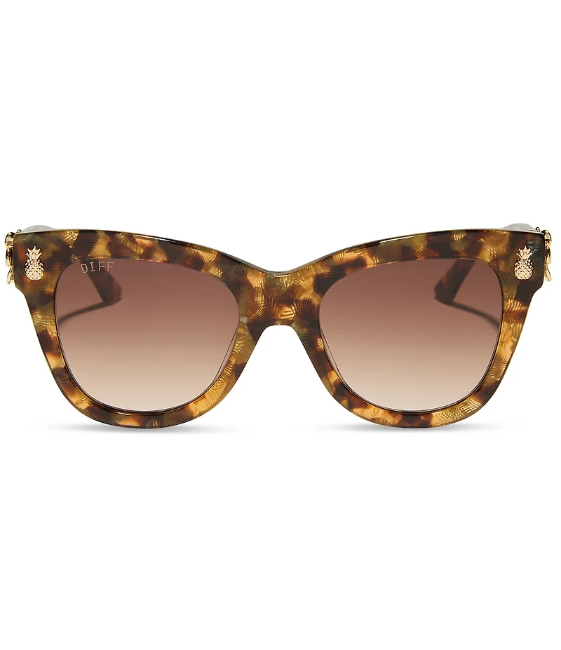 DIFF Eyewear x White Lotus Hawaii 51mm Round Sunglasses