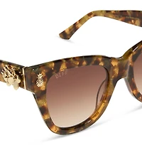 DIFF Eyewear x White Lotus Hawaii 51mm Round Sunglasses