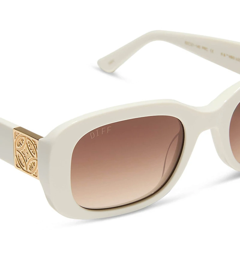 DIFF Eyewear x White Lotus Italy 53mm Rectangle Sunglasses