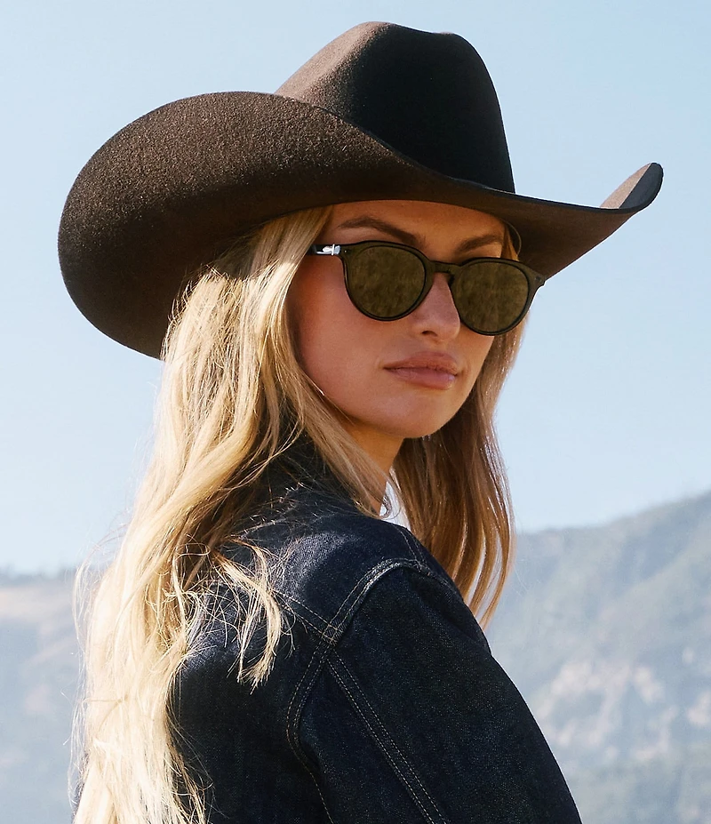 DIFF Eyewear x Yellowstone Women's Beth 50mm Polarized Round Sunglasses