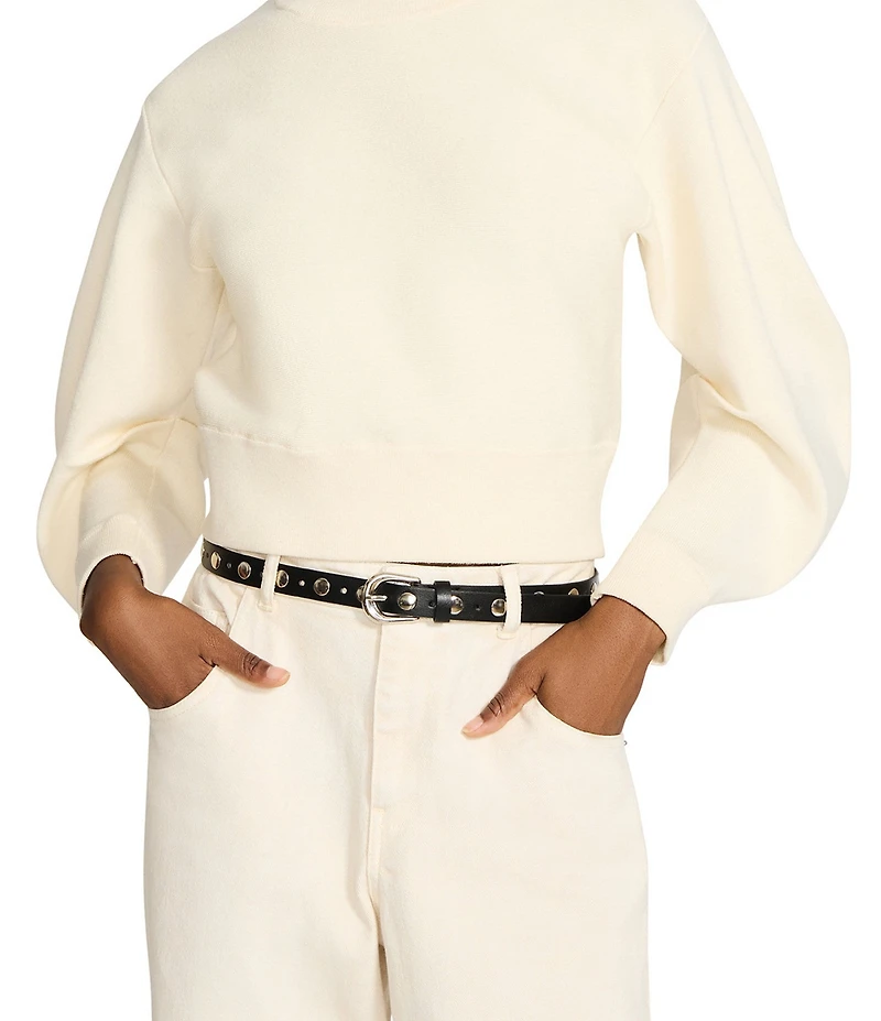 Dillard's 0.86#double; Studded Belt, 0.7#double; Multi Keeper & 0.74#double; Center Bar Buckle 3 For 1 Belt Set