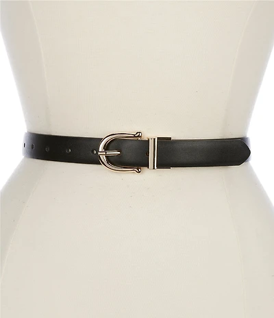 Dillard's 0.94 Status Reversible Faux Leather Belt
