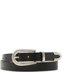 Dillard's 0.98#double; Engraved Buckle & 1.18#double; Braided Belt 2 For 1 Set