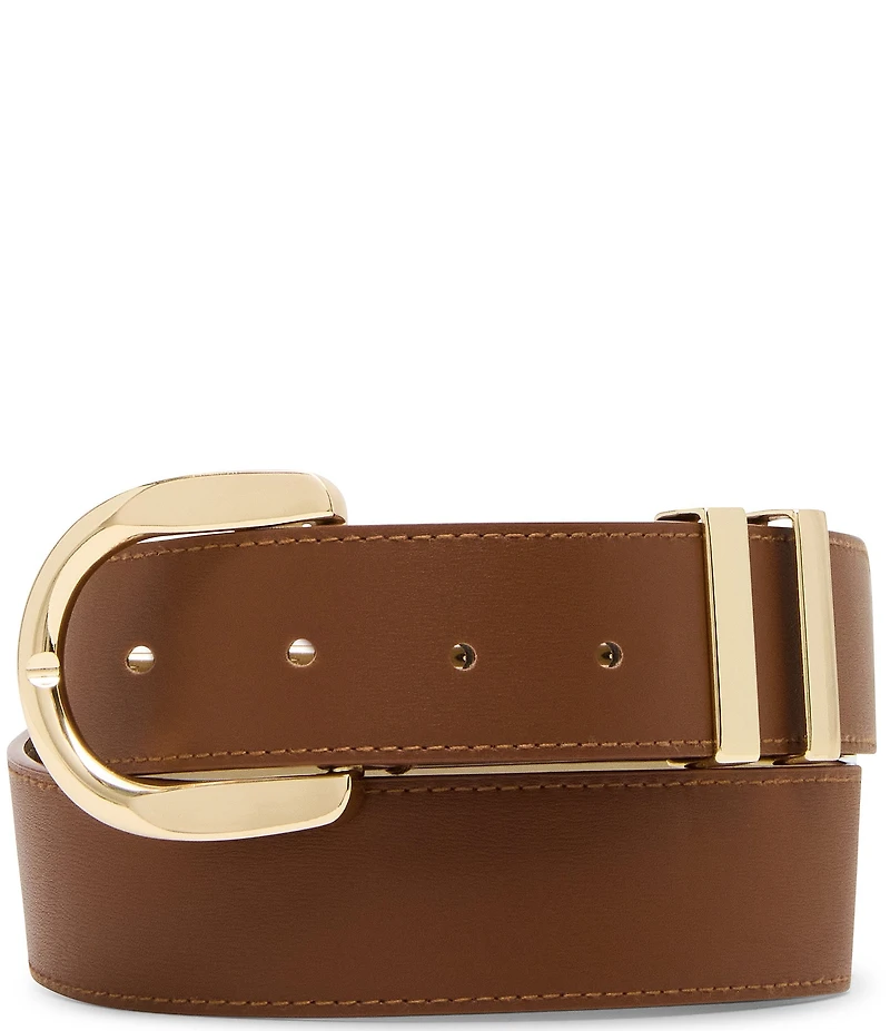 Dillard's 1.10#double; Double Multi Keeper Saffiano Belt