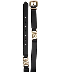 Dillard's 1.18#double; Chain Link Detail Belt