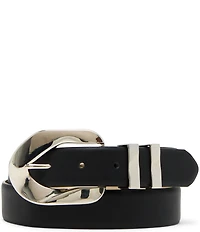 Dillard's 1.18#double; Feathered Edge Link Buckle Belt