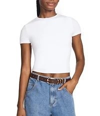 Dillard's 1.22#double; Creased Buckle & 1.18#double; Triple Keeper 2 For 1 Belt Set