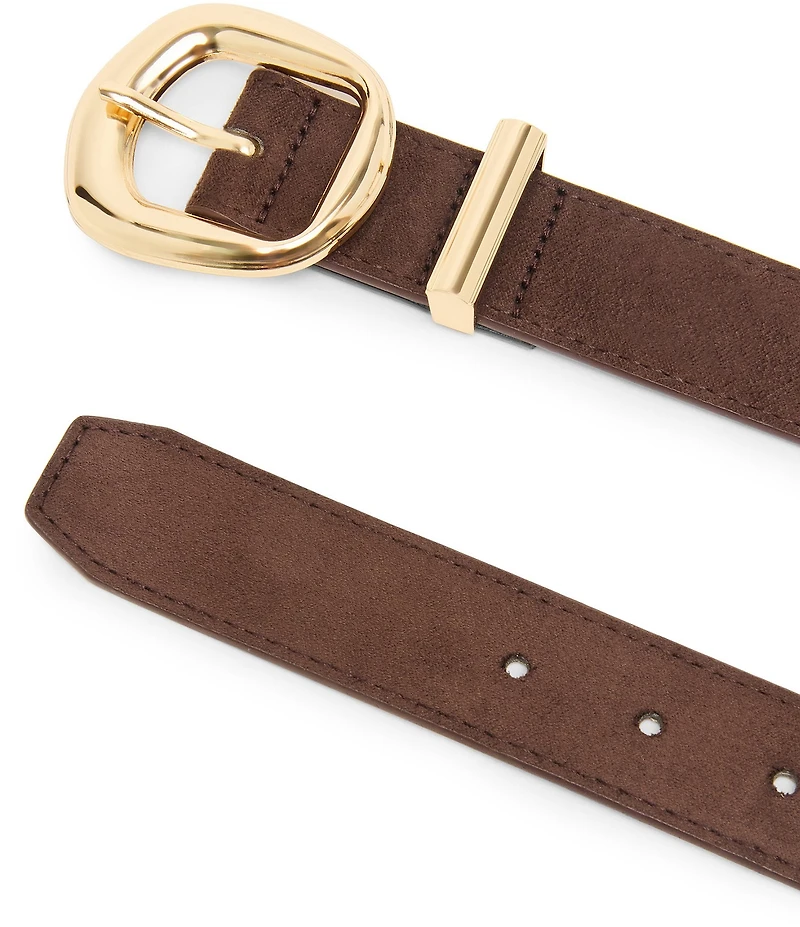Dillard's 1.25#double; Center Bar Buckle & Keeper Belt