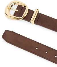 Dillard's 1.25#double; Center Bar Buckle & Keeper Belt