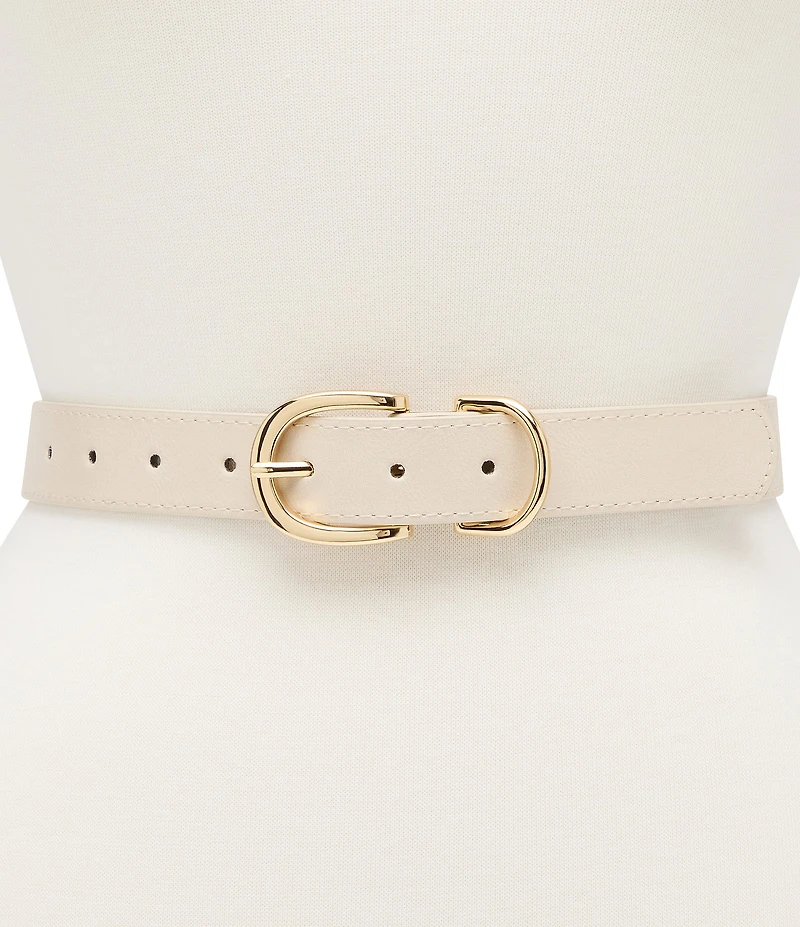 Dillard's 1.25#double; Distressed And Nubuck 2 For 1 Belt Set