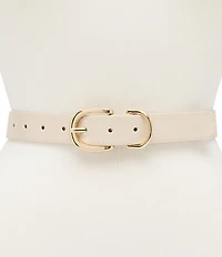 Dillard's 1.25#double; Distressed And Nubuck 2 For 1 Belt Set