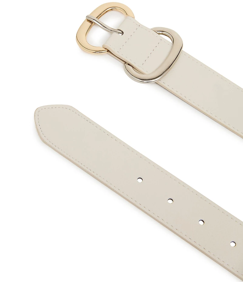 Dillard's 1.25#double; Two Tone Double Buckle Belt