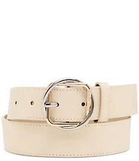 Dillard's 1.3#double; Layered Geo Buckle Belt