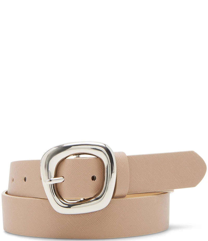 Dillard's 1.3#double; Organic Buckle Glazed Belt