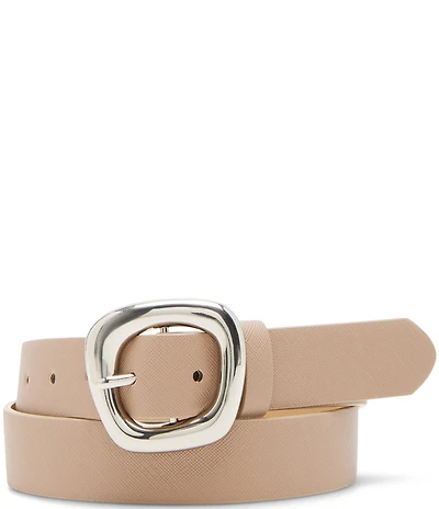 Dillard's 1.3#double; Organic Buckle Glazed Belt