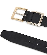 Dillard's 1.37#double; Mirrored Square Buckle Belt