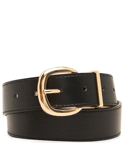 Dillard's 1.38#double; Classic Topstitched Textured Pant Belt