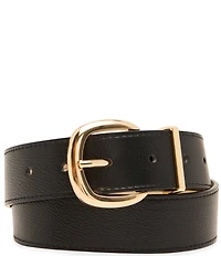 Dillard's 1.38#double; Classic Topstitched Textured Pant Belt