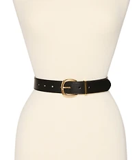 Dillard's 1.38#double; Classic Topstitched Textured Pant Belt