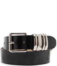 Dillard's 1.41#double; Multi Keeper Glazed & Smooth Belt