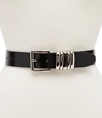 Dillard's 1.41#double; Multi Keeper Glazed & Smooth Belt