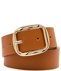 Dillard's 1.5#double; Floral Keeper Micro-Pebble Faux Leather 2 For 1 Belt Set