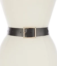 Dillard's 1.5#double; Square Classic Leather Belt