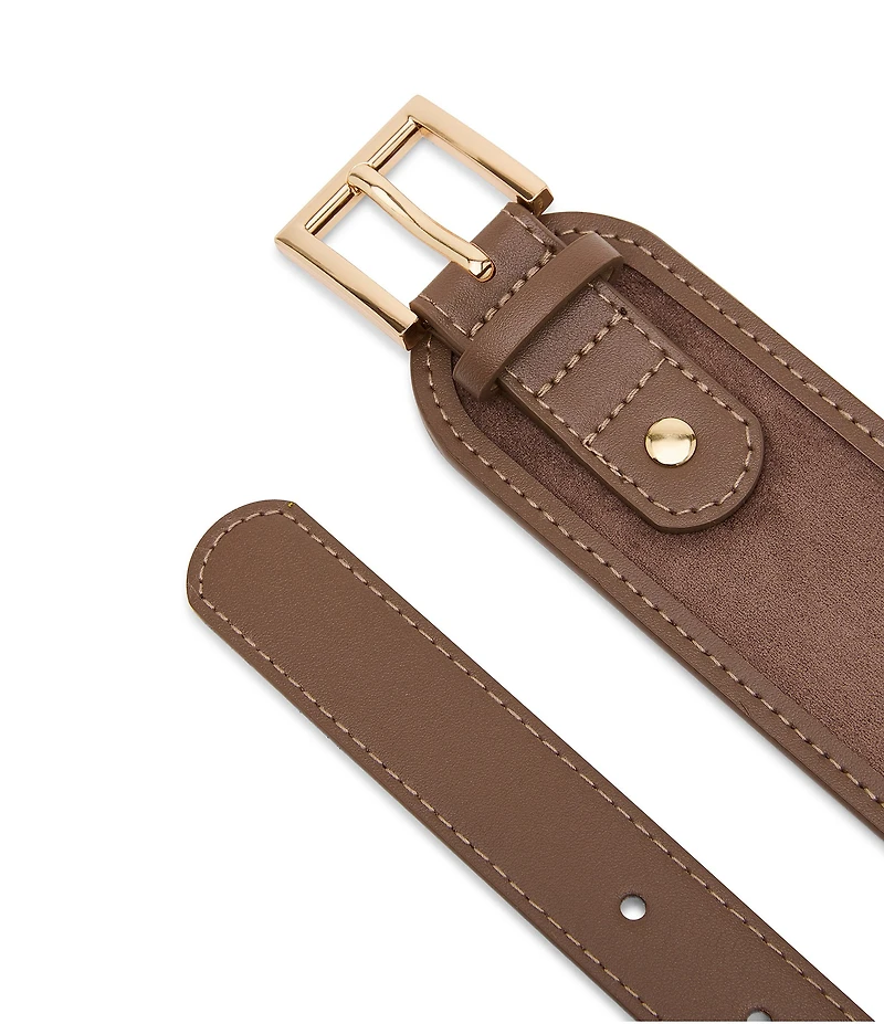 Dillard's 2#double; Suede Waist Stretch Belt