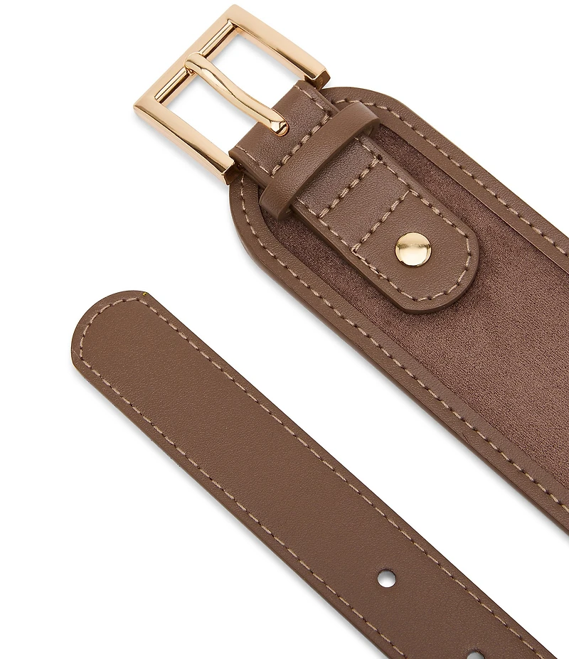 Dillard's 2#double; Suede Waist Stretch Belt