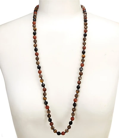 Dillard's Beaded Long Strand Necklace