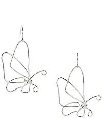 Dillard's Butterfly Wire Drop Earrings