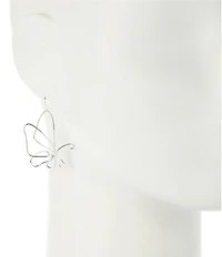Dillard's Butterfly Wire Drop Earrings