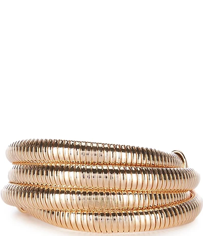 Dillard's Cobra Chain Multi Row Coil Bracelet