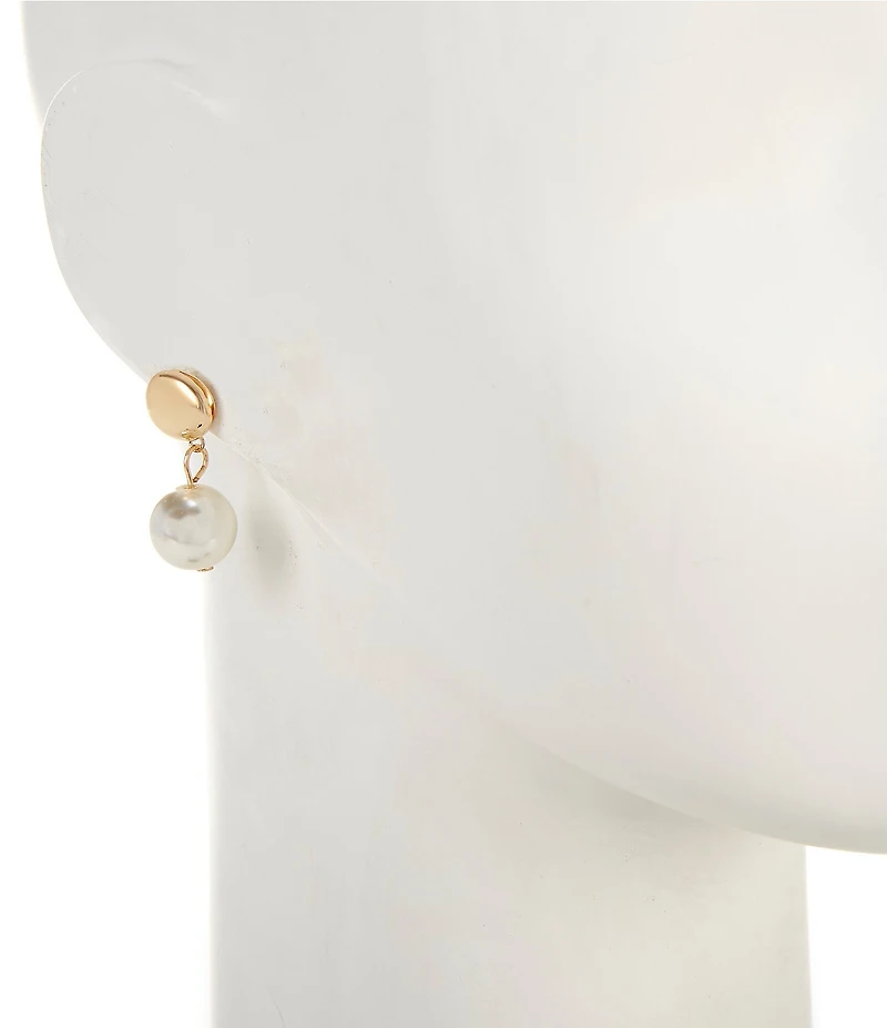 Dillard's Coins and Pearls Drop Earrings