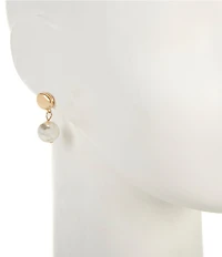 Dillard's Coins and Pearls Drop Earrings