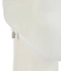 Dillard's Crystal Pave Rondelle Drop Earrings