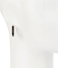 Dillard's Enamel Medium Metal Hoop Earrings