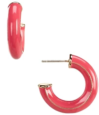 Dillard's Enamel Small Hoop Earrings