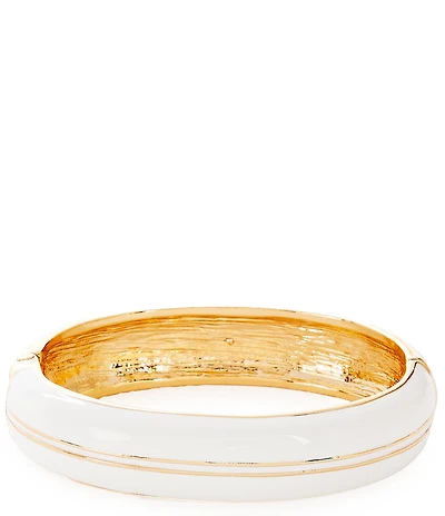 Dillard's Enamel Wide Hinge Bracelet