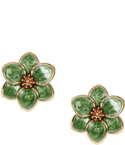 Dillard's Epoxy Flower Drop Earrings
