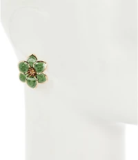 Dillard's Epoxy Flower Drop Earrings