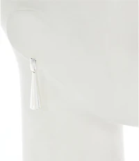 Dillard's Flare Drop Linear Earrings