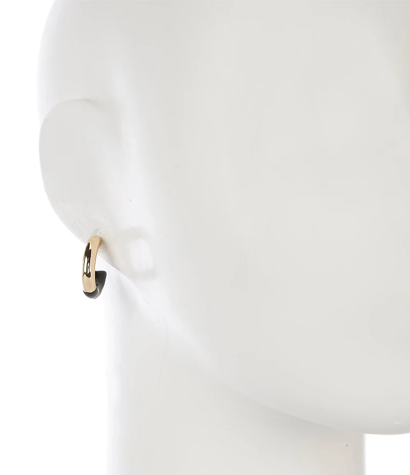 Dillard's Half Epoxy Hoop Earrings