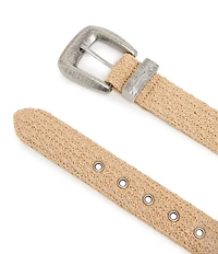 Dillard's Hammered Hardware Straw Belt
