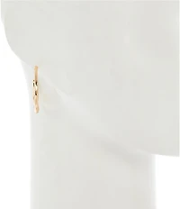 Dillard's Hammered Twist Hoop Earrings