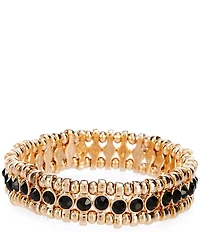 Dillard's Round Stone Stretch Bracelet
