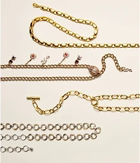 Dillard's Jewelry Inspired Multi Layered Ring Chain Belt