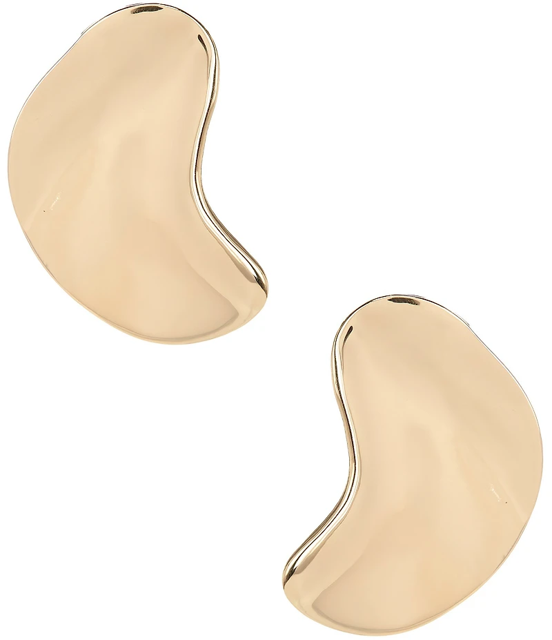 Dillard's Modern Metal Curve Drop Earrings