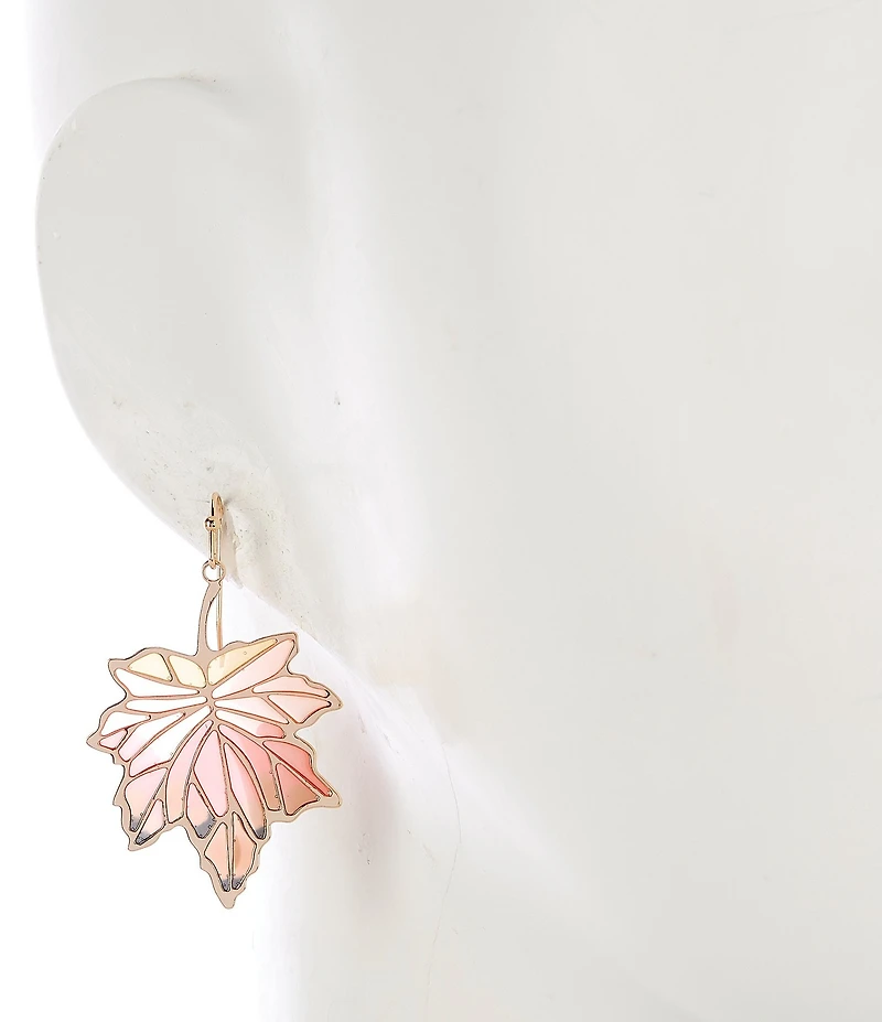 Dillard's Ombre Leaf Drop Earrings